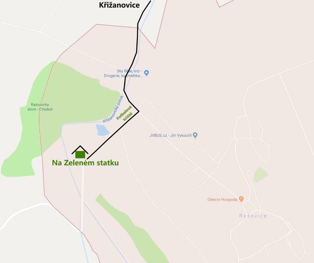 Na Zelenem Statku Hotell Rasovice  Exteriör bild